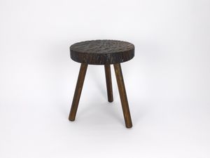 Stool Type1 Wave Walnut
